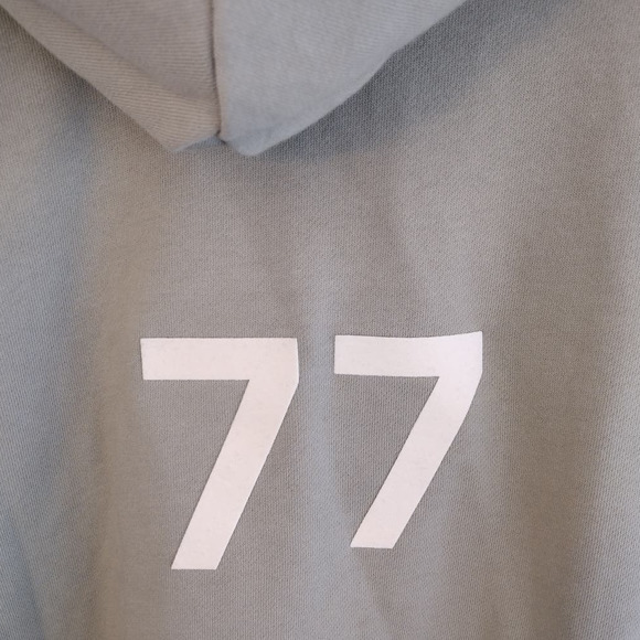 Fear of God | Oversized Green Essentials 77 3/4 Sleeve French Terry Hoodie - Picture 10 of 15